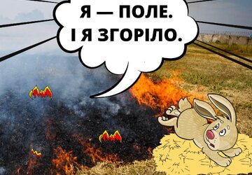 Не паліть суху траву 1